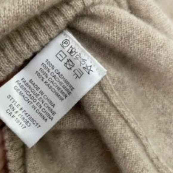 Minnie Rose Cashmere Cold Shoulder Sweater Medium - Picture 6 of 6